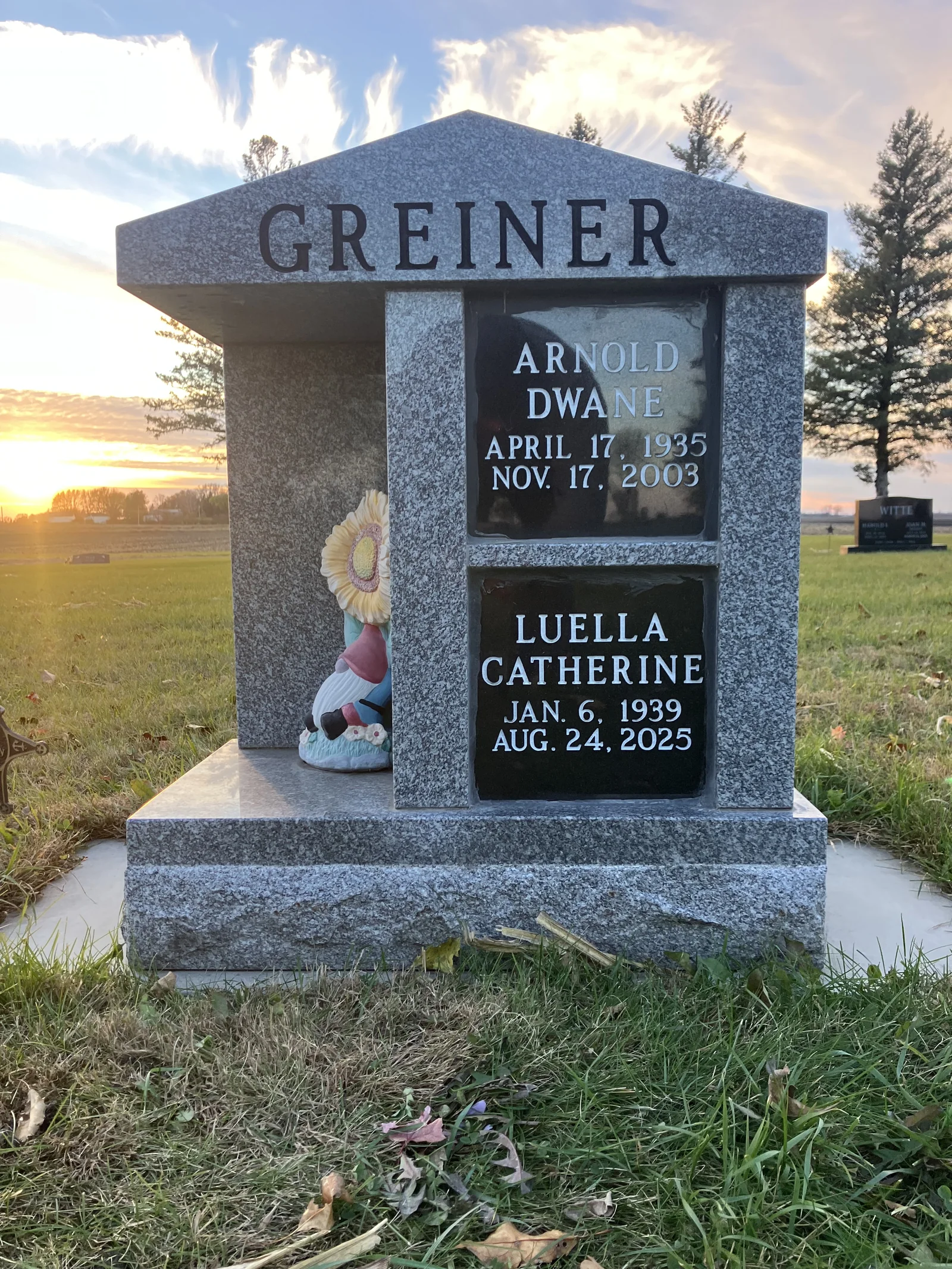 Cemetery lettering by LetterNstone