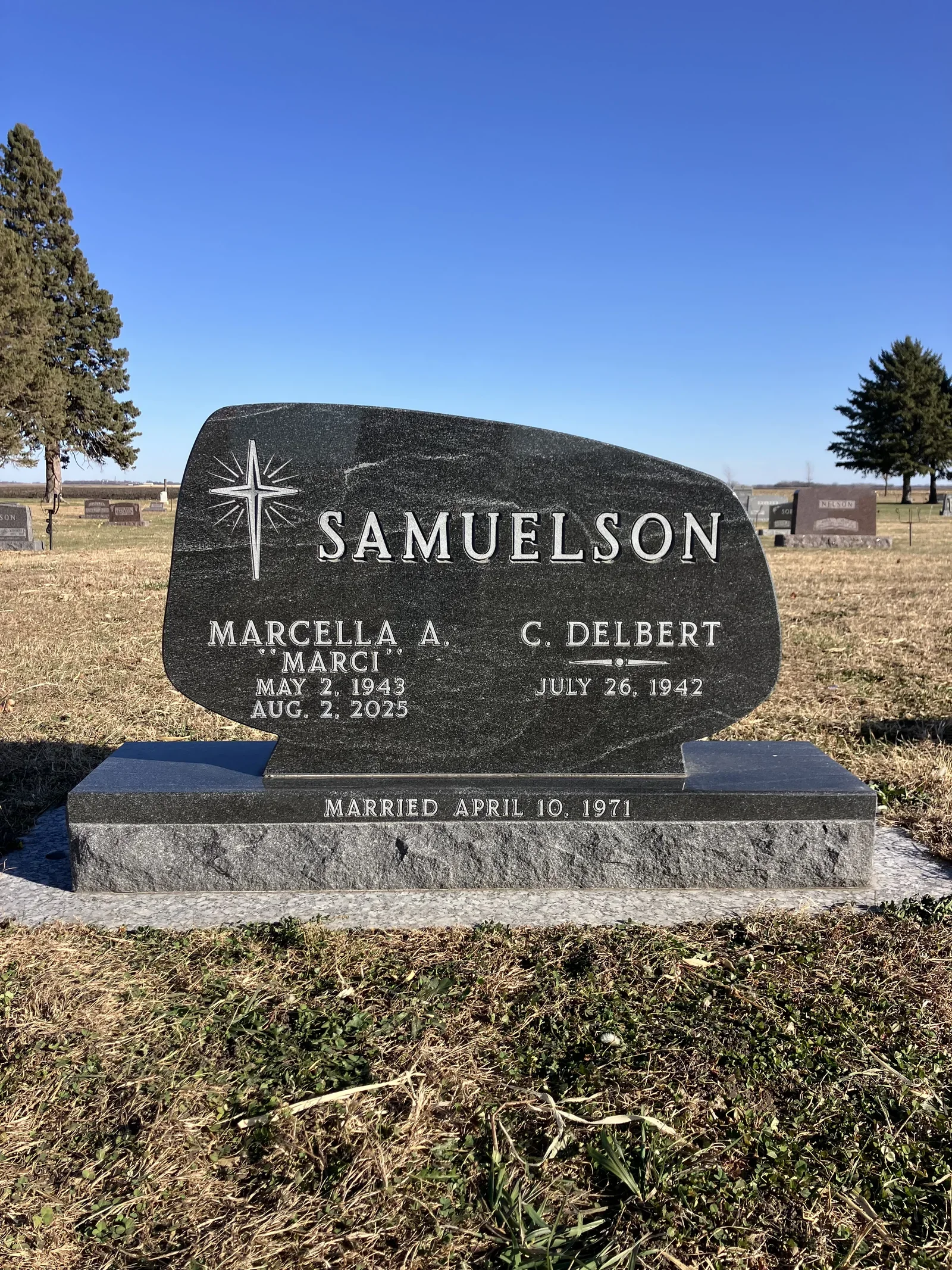 Cemetery lettering by LetterNstone