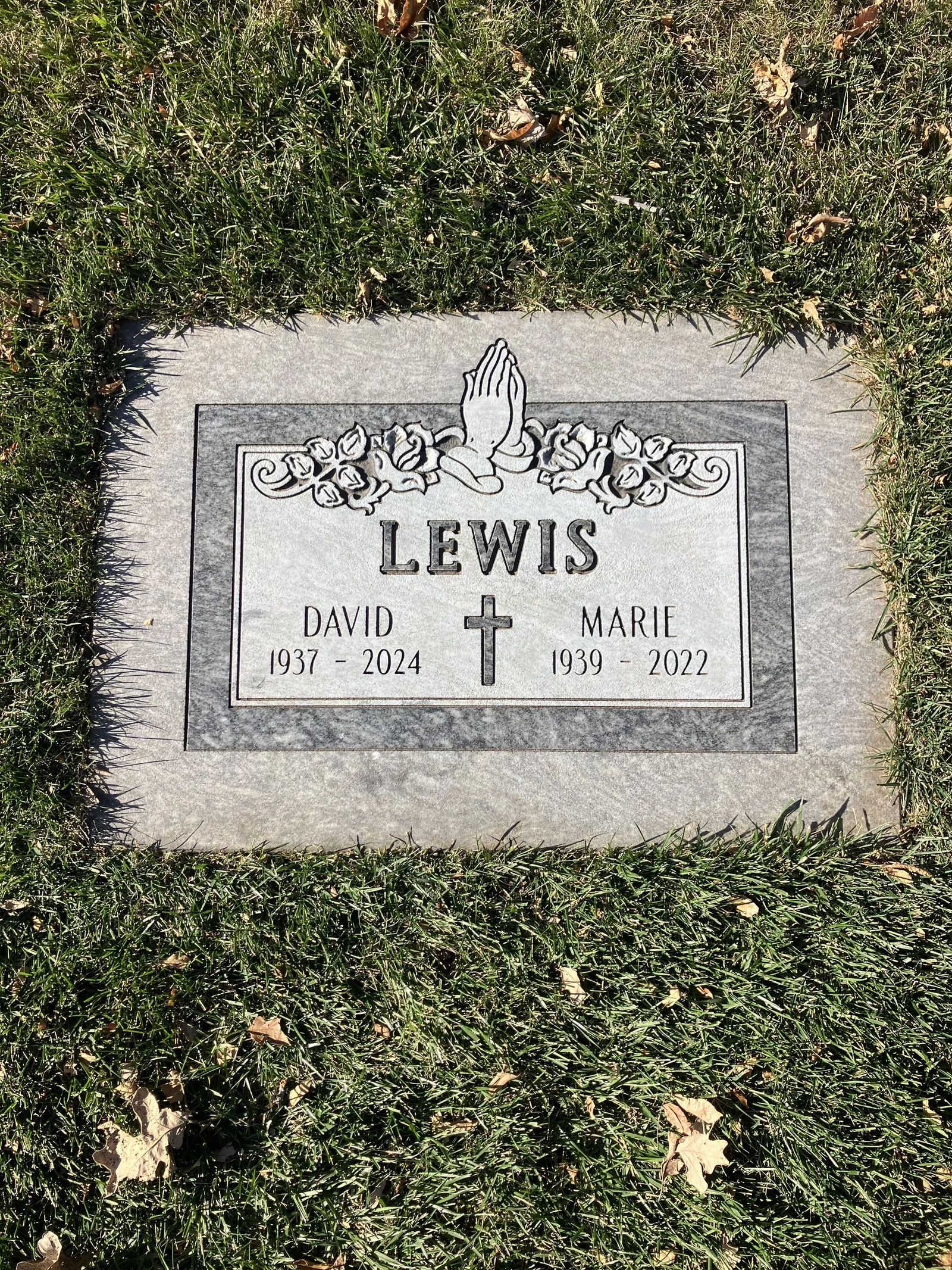 Cemetery lettering by LetterNstone