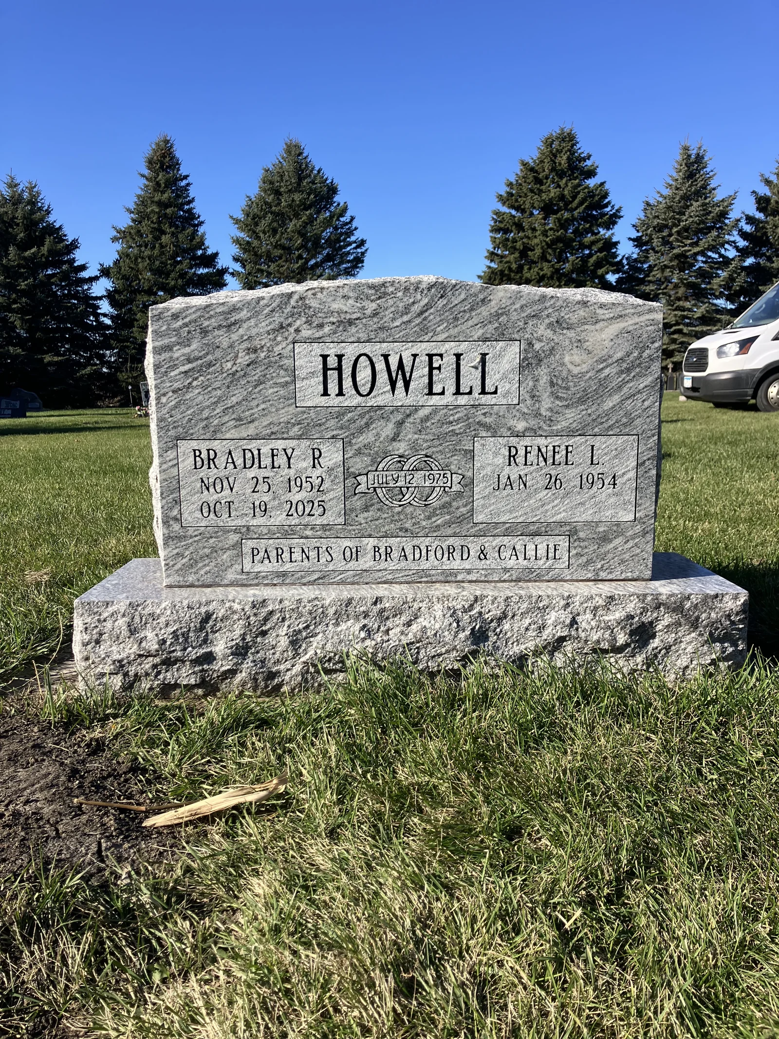 Cemetery lettering by LetterNstone