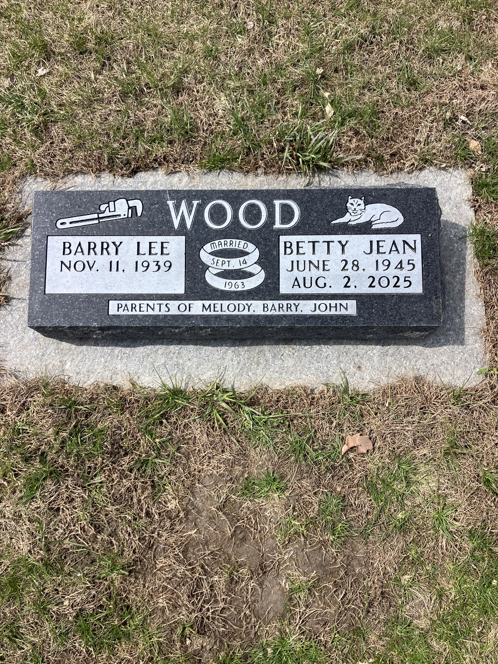 Cemetery lettering by LetterNstone