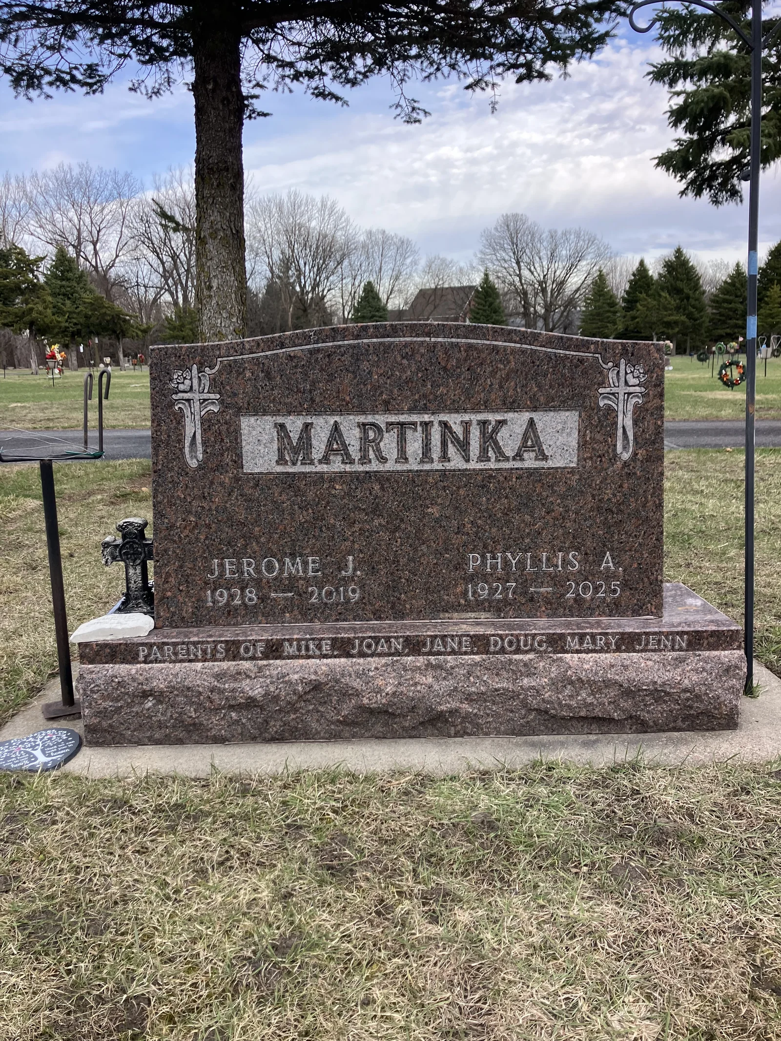 Cemetery lettering by LetterNstone
