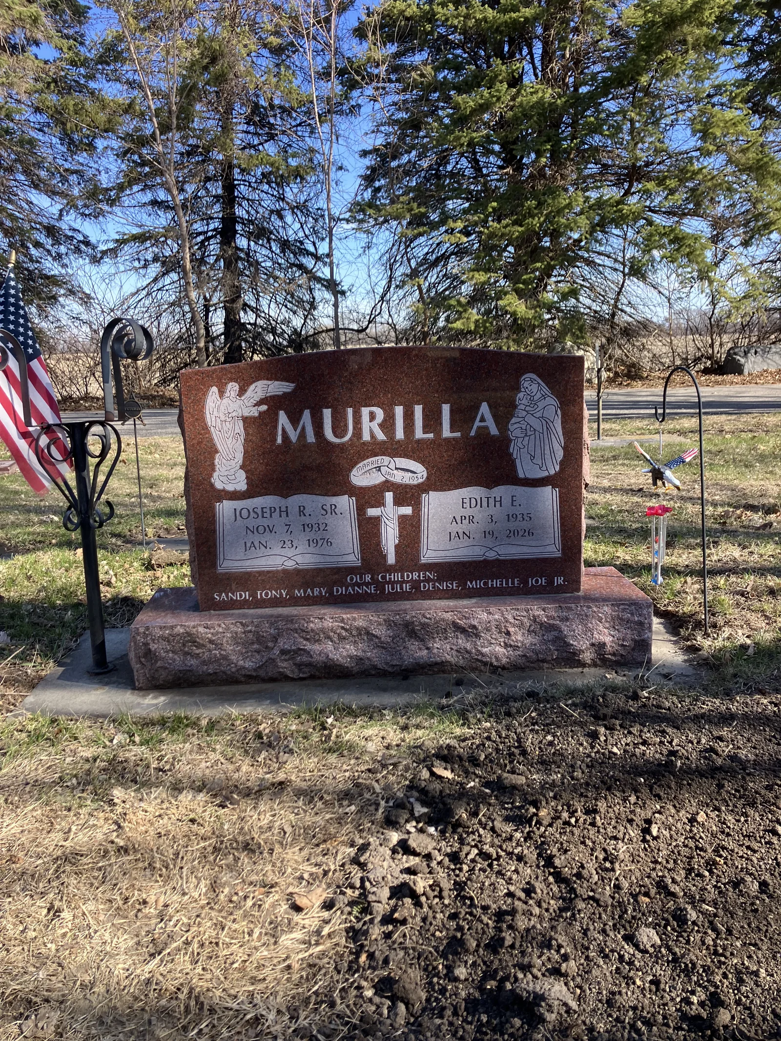 Cemetery lettering by LetterNstone