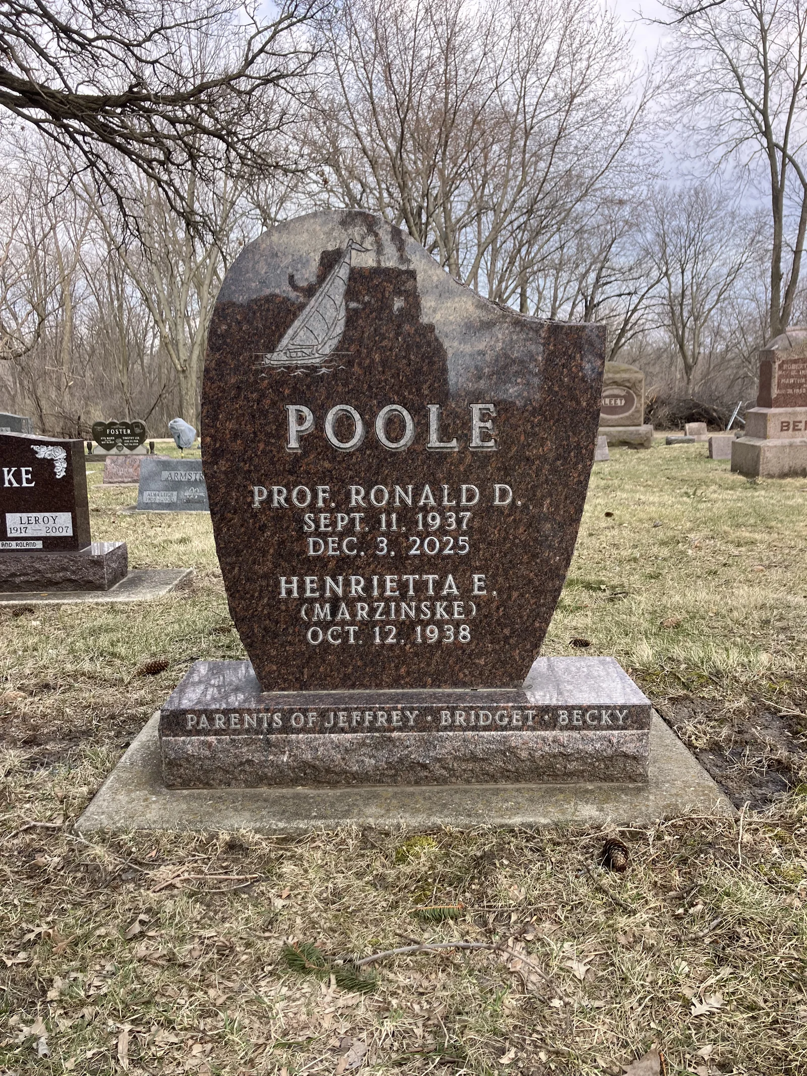 Cemetery lettering by LetterNstone