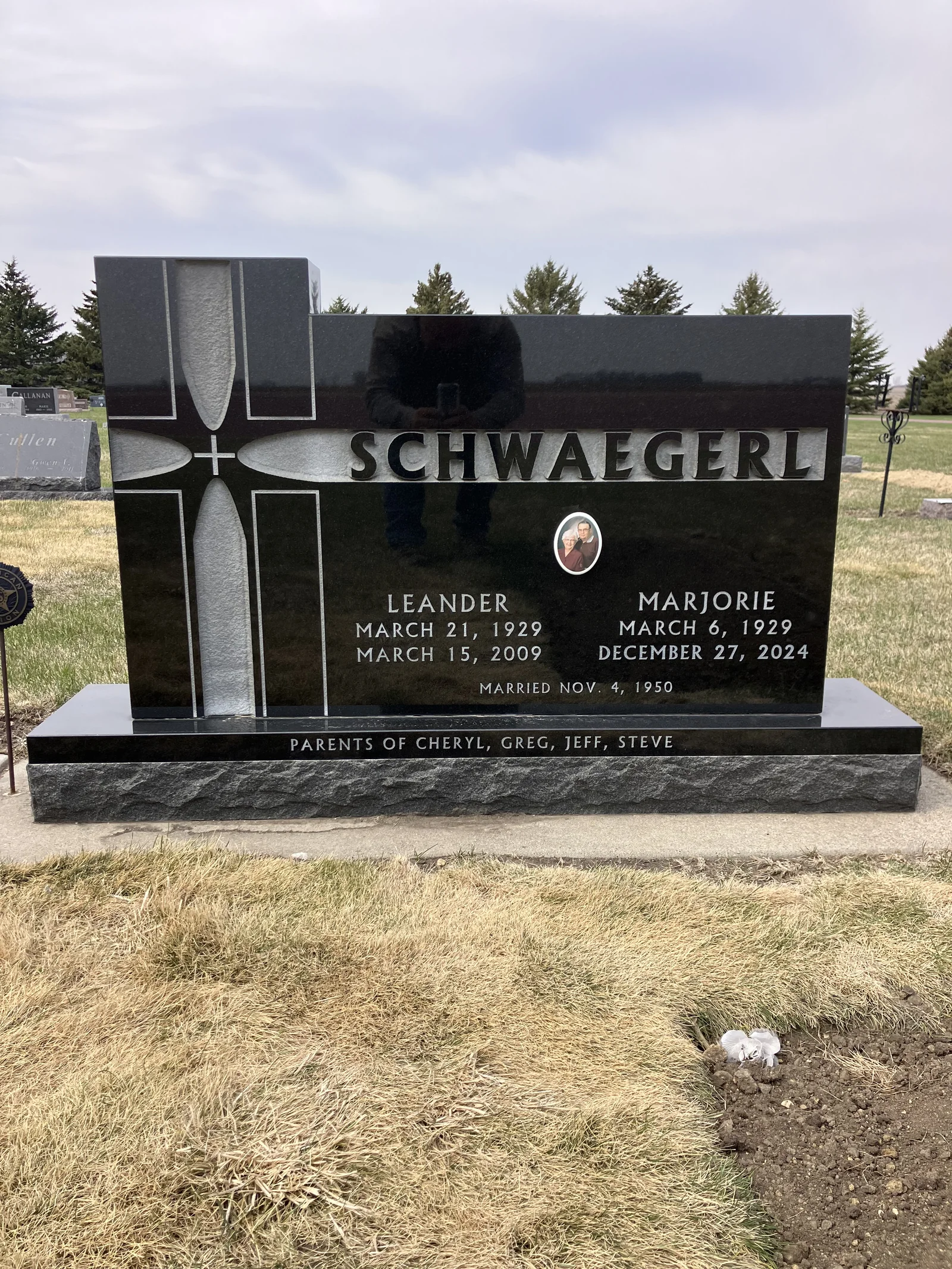 Cemetery lettering by LetterNstone