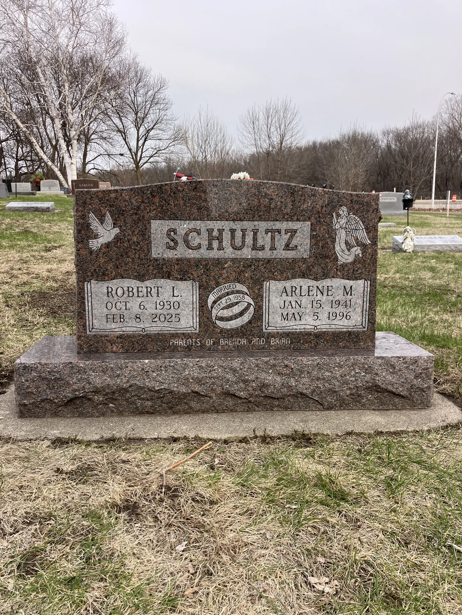 Cemetery lettering by LetterNstone